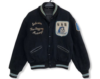 [RONRON]BACK PATCH 88 DUMBLE MUSTANG VARSITY ジャケット★ RONRON]BACK PATCH 88 DUMBLE MUSTANG VARSITY ジャケット
