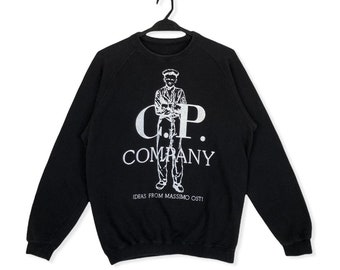 パーカー・フーディ C.P. Company Emerized' Black Cotton Sweatshirt パーカー・フーディ C.P. Company Emerized' Black Cotton
