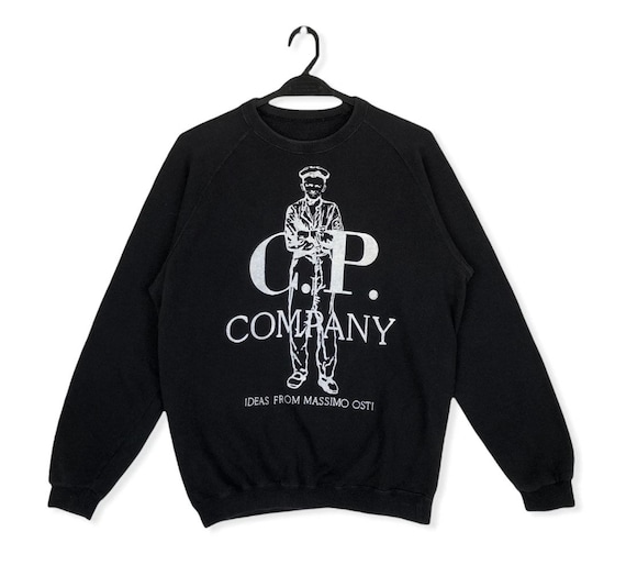 Vintage 90s C.P. Company Big Logo Sweatshirt Made in Japan - Etsy