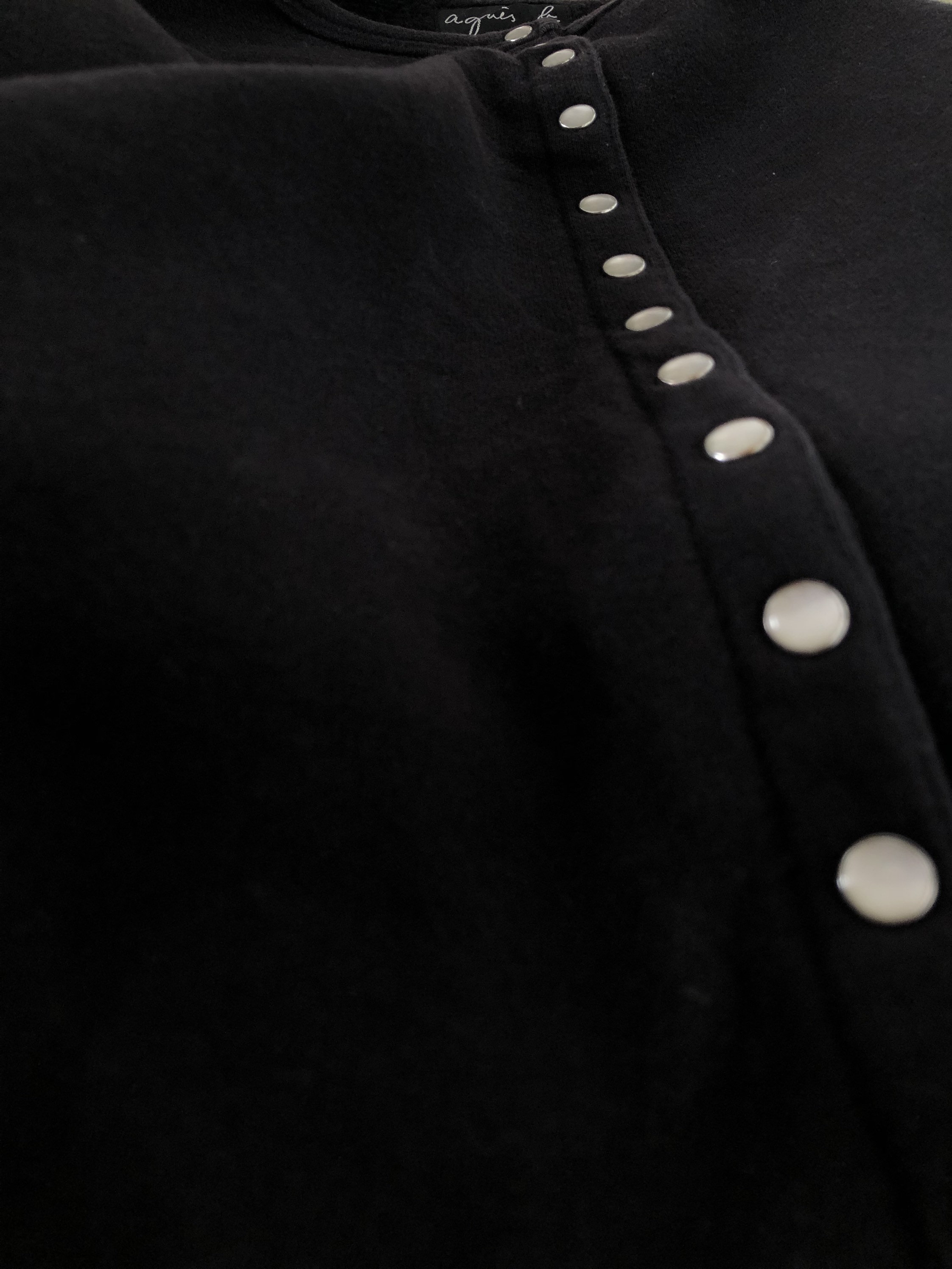 Vintage Agnes B. Snap Buttons Short Cardigan Made in Japan Vintage Agnes B. Snap Buttons Short Cardigan Made in Japan