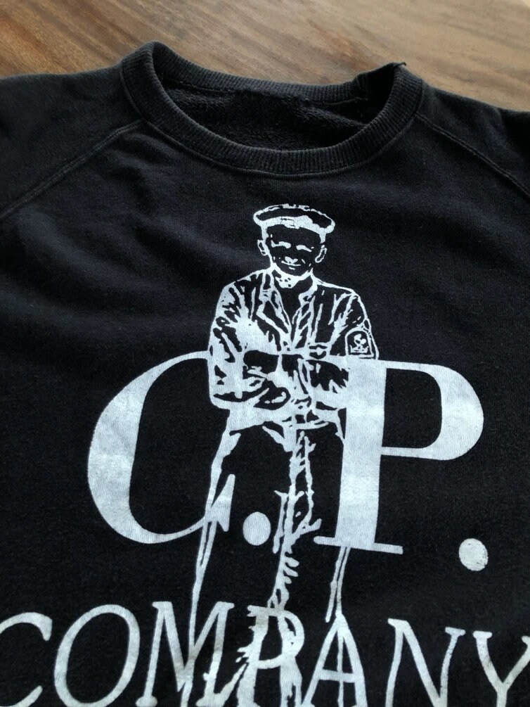 Vintage 90's C.P. Company Big Logo Sweatshirt Made in Japan Vintage 90's C.P. Company Big Logo Sweatshirt Made in Japan