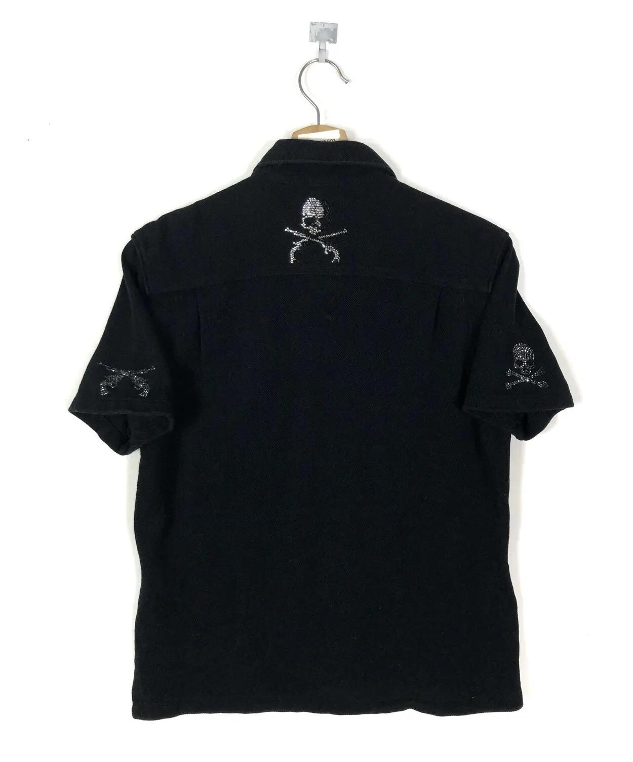 Rare Mastermind Japan X Swarovski X Roarguns Button Ups Polo Rare Mastermind Japan X Swarovski X Roarguns Button Ups Polo