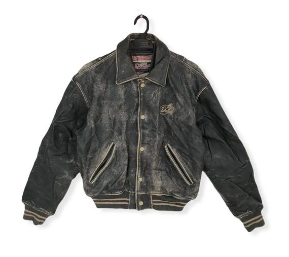 Rare Vintage 90's Diesel Colorado Hide Leather Varsity Rare Vintage 90's Diesel Colorado Hide Leather Varsity