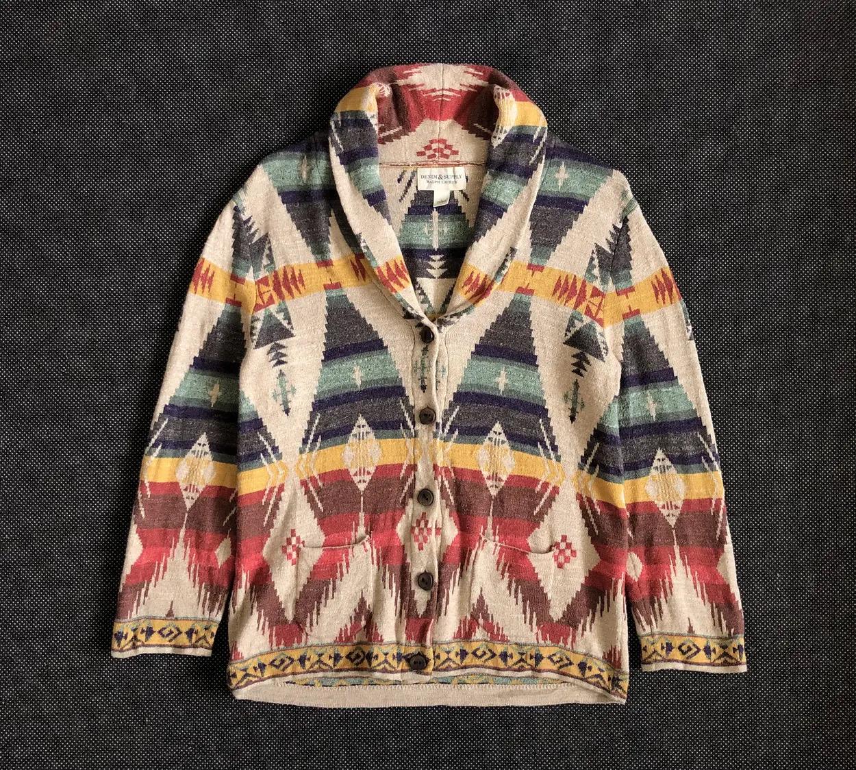 Ralph Lauren Aztec Cardigan - Etsy