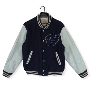 Seltene Vintage Harvard Wolle/Leder Varsity Jacke