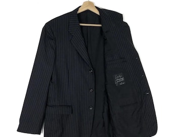 Vintage 90s Yohji Yamamoto Pour Homme Wool Gabardine Jacket (M) - Etsy