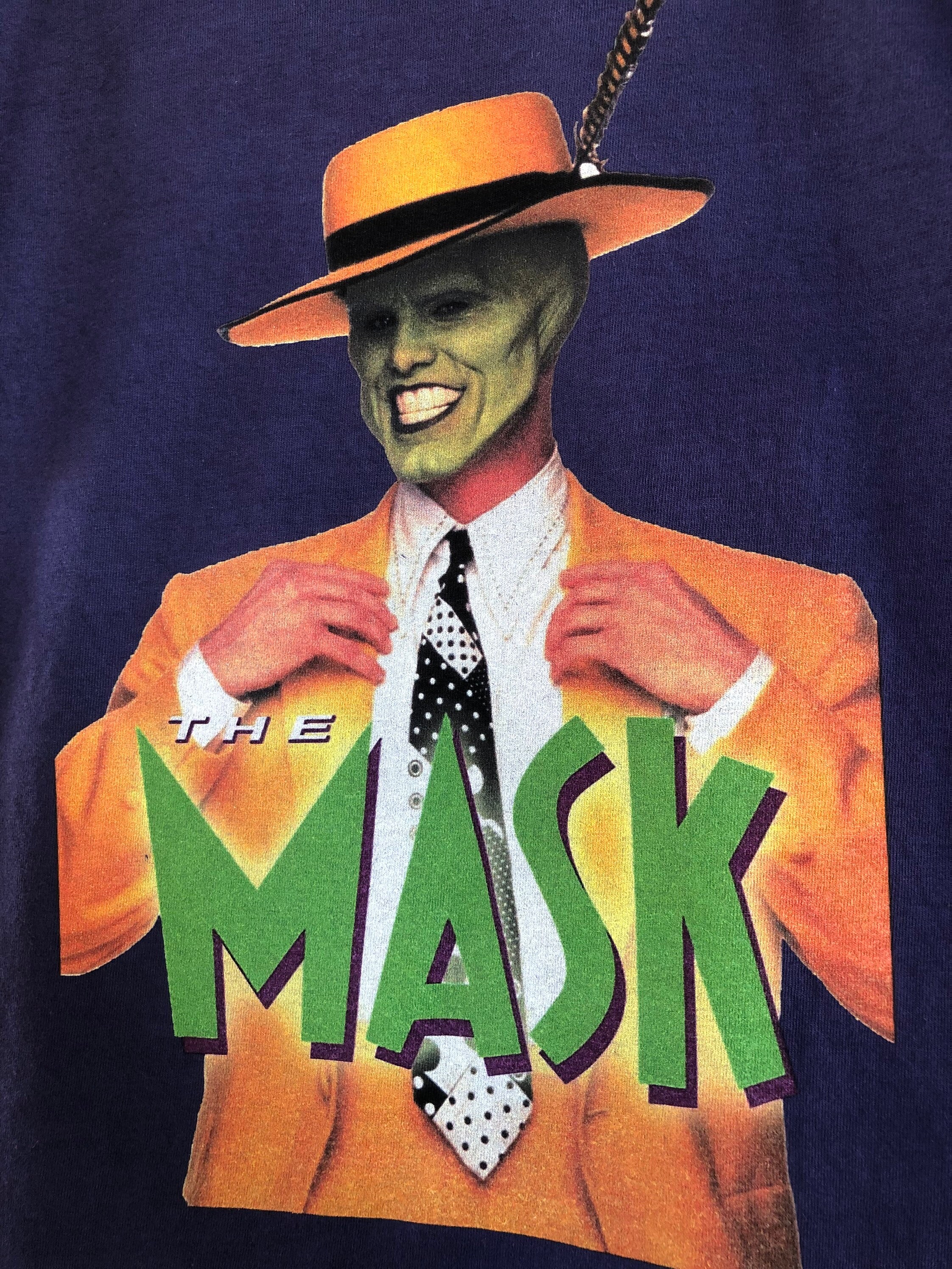 希少なヴィンテージ「ザ・マスク」ジム・キャリー映画Tシャツ - Etsy 日本