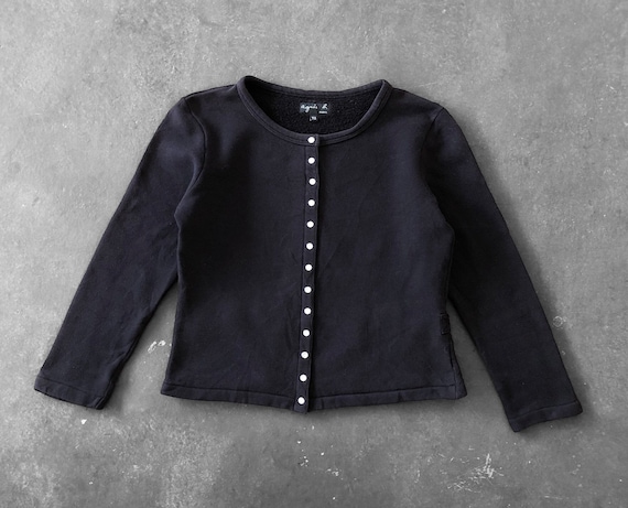 Vintage Agnes B. Snap Buttons Short Cardigan Made in Japan Vintage Agnes B. Snap Buttons Short Cardigan Made in Japan