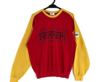 Rare Vintage 90’s Ferrari Magneti Marelli Embroidered Sweatshirt
