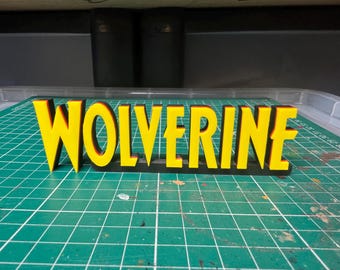 The feral guy logo display piece