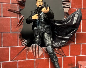 Raging skull guy painted head sculpt (FIGURE NOT INCLUDED)