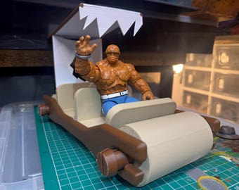 1x cave man car 1:12 scale (figures not included)