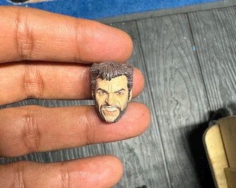 Angry Feral man movie head sculpt (painted) FIGURE NOT INCLUDED