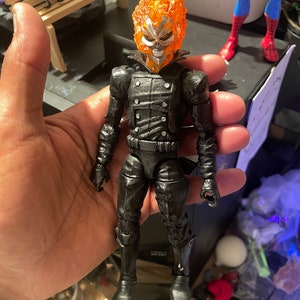 Chrome skull rider head sculpt (FIGURE NOT INCLUDED)
