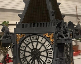 2x 3D printed cathedral rooftop diorama (figure not included)