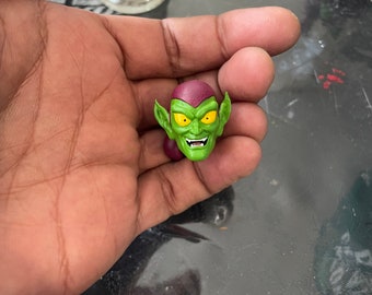 Painted animated green menace head sculpt  (FIGURE NOT INCLUDED)