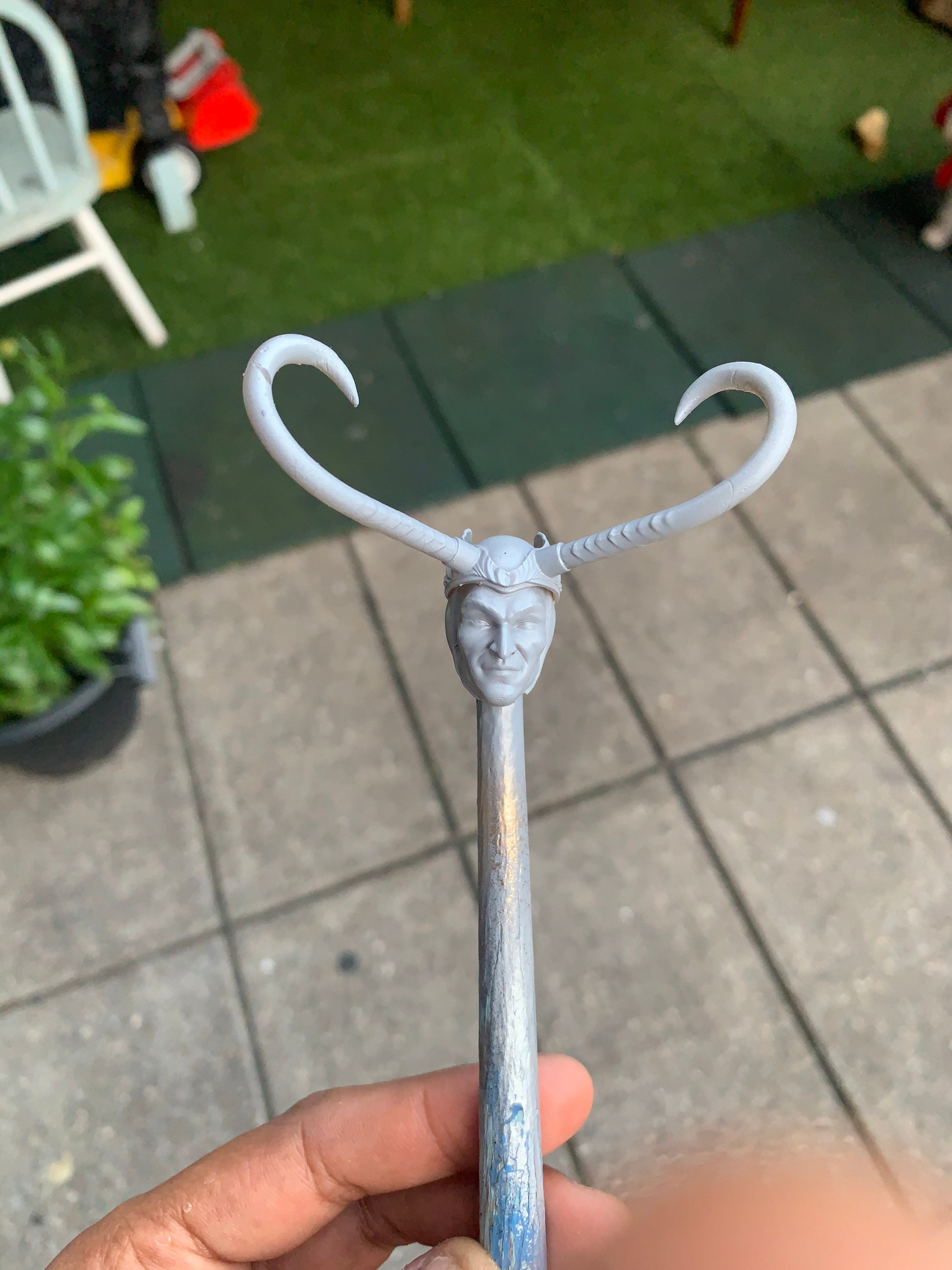 Clásica Cabeza de dios travesura