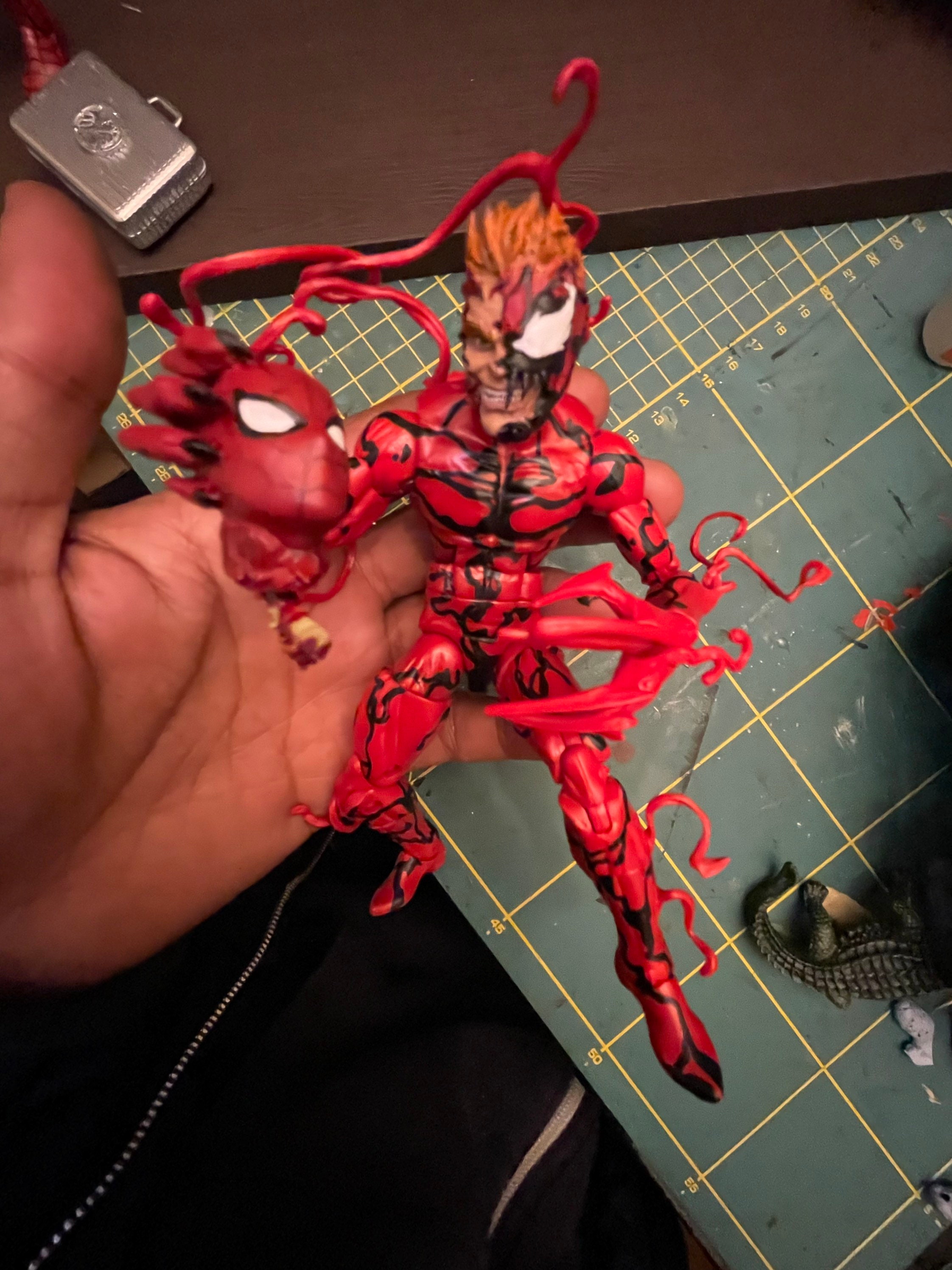 Marvel Legends Series Red Venom Action Figures Carnage Modèle de collection Jouet  Enfants Garçons Cadeaux