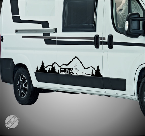 Campervan Vinyl Sticker Decal Wohnmobil Aufkleber WOMO Aufkleber Camping  Vinyl Sticker Decal 