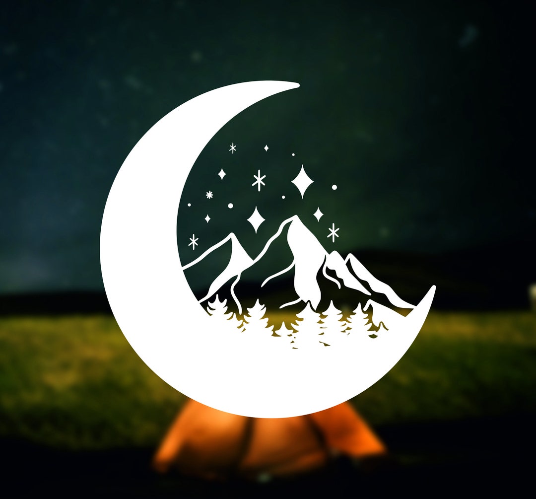 GHPKOTW Auto Aufkleber Set - Berglandschaft Design Für Auto & Motorrad