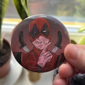 Deadpool 58mm Can Badge