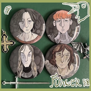 Fear And Hunger 58 mm Can Badges