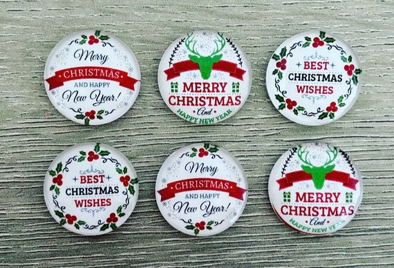 Glass Magnets: Homemade Christmas Gifts - The Happy Housewife
