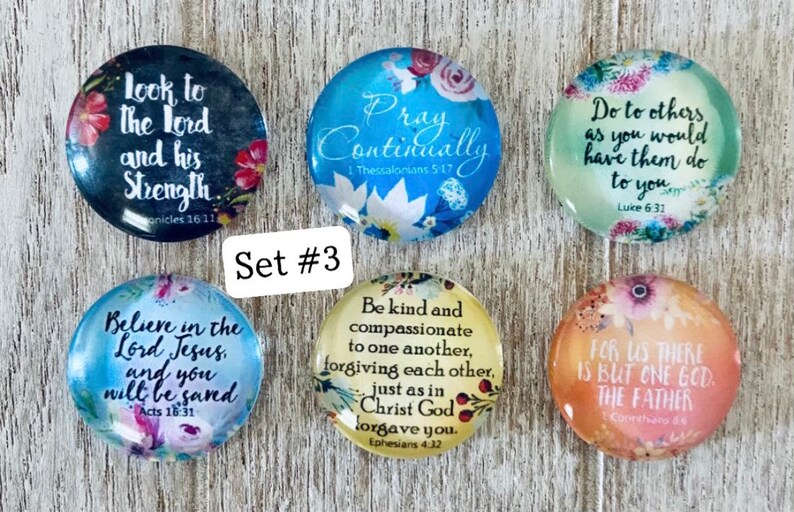 Bible Verse Refrigerator Scripture Glass Etsy