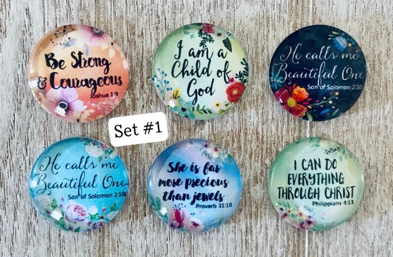 Bible Verse Refrigerator Scripture Glass Etsy