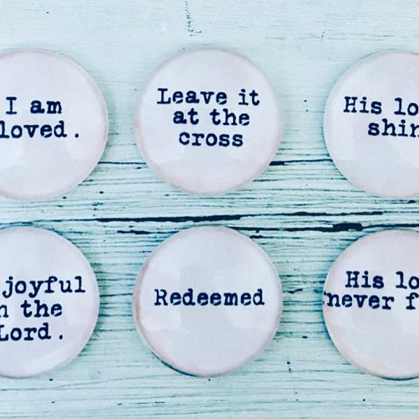 Scripture Refrigerator Magnets, Christian Sayings, Glass Magnets, Cute Office Supplies, Magnets for Board, Fridge Goals, Christian Gift Idea