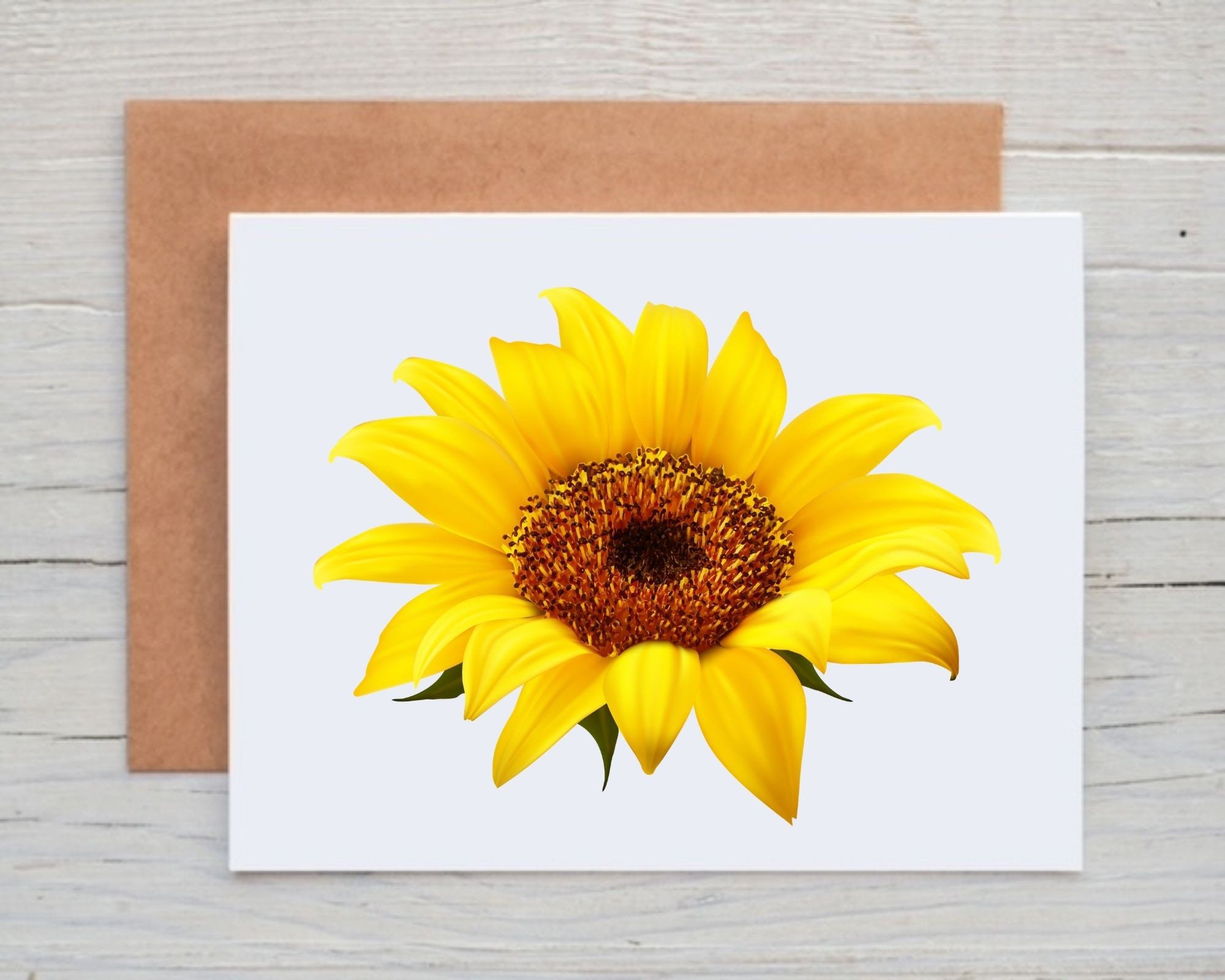 Sunflower Note Cards Floral Note Cards Blank Note Cards All Etsy