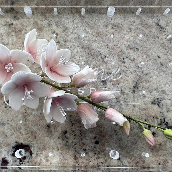 Freesia stem - Handmade Sugar Flowers (Made to Order)