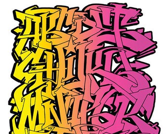 Wildstyle Graffiti Etsy