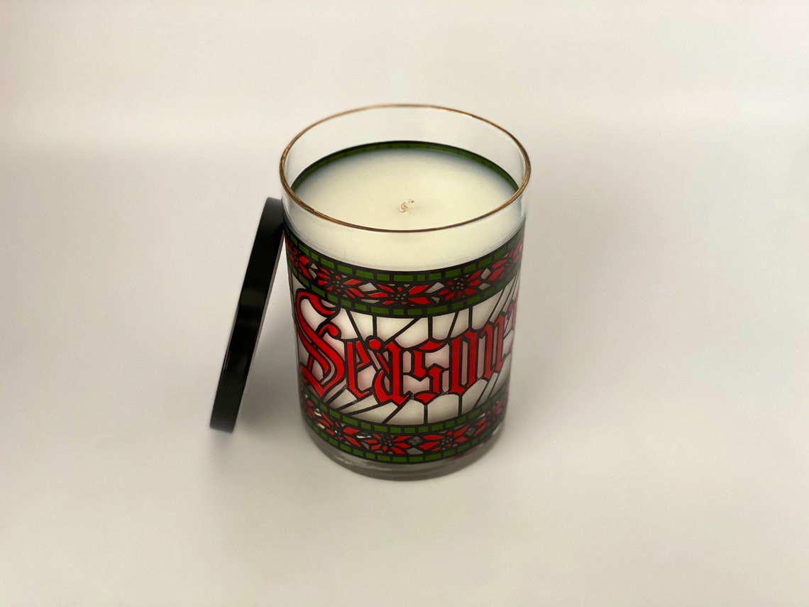 Seasons Greetings Candles / Holiday Gift / Candles / Christmas Etsy