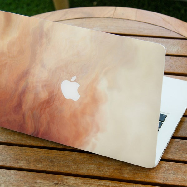 Macbook Pro 13 Case Pasel Laptop Cover Abstract Macbook Case for Macbook Air case 13 Inch 2018 Orange Marble A1502 Mac Pro 15 cases Air 11