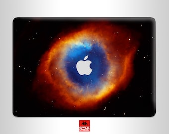 M57 The Ring Nebula Space Hard Case Cover with a clear bottom part for all MacBook models