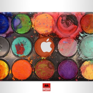 Gouache Colourful Paints MacBook Pro hard plastic case MacBook Air case