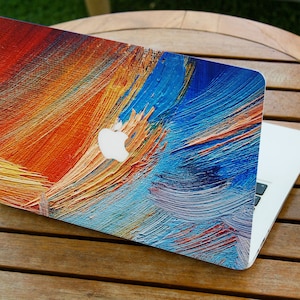 Colourful Paints MacBook Hard Plastic Shell case Artistic Laptop Cover