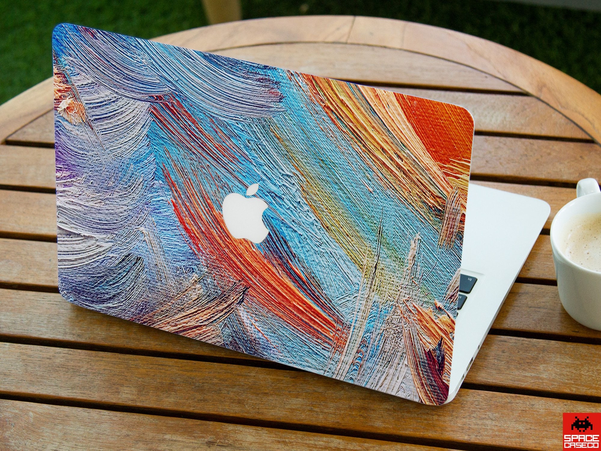Colourful Paint Macbook Hard Plastic Case Macbook Pro 13 Inch Etsy