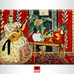 Henri Matisse artwork MacBook hard plastic case MacBook Air 13 15 inch Pro 13 14 15 16 Red MacBook shell case