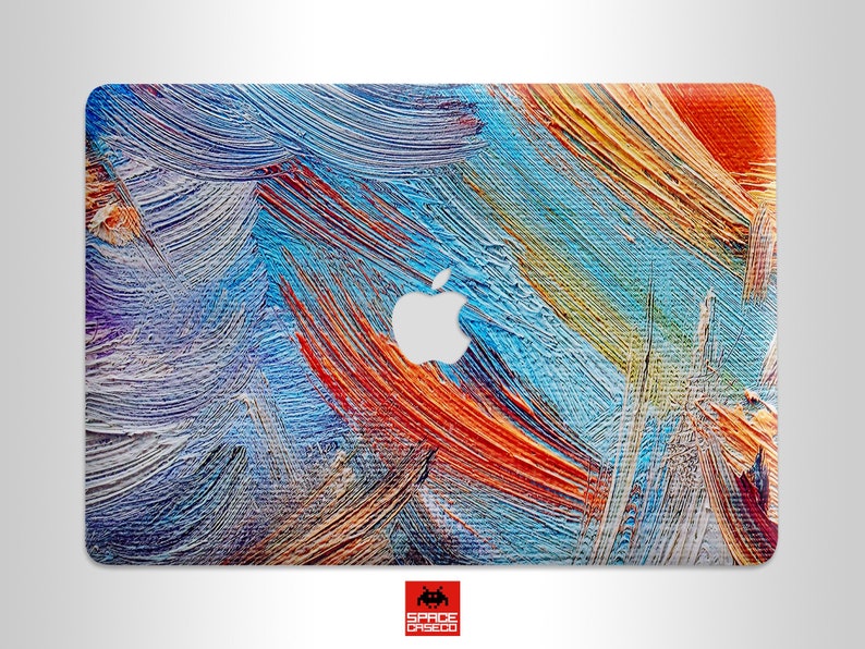 Colourful Paint Macbook Hard Plastic Case Macbook Pro 13 Inch Etsy