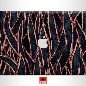 Sparkling Leaves MacBook hard plastic shell case Trendy MacBook cover