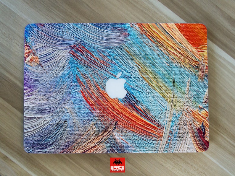 Colourful Paint Macbook Hard Plastic Case Macbook Pro 13 Inch Etsy
