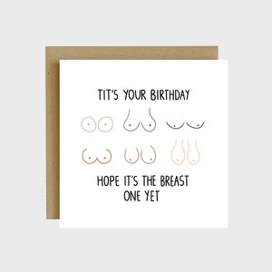 Meise Ihre Geburtstagsgrußkarte - Wortspiel Karten Geburtstag, Wortspiel Karten Freunde, lustige Karten Humor, lustige Geburtstag Zitate, lustige Wortspiel Witze