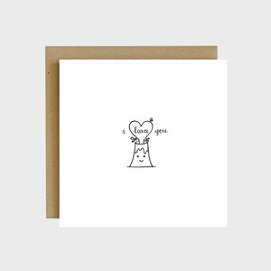 I Lava You Pun Tarjeta de Saludo - Tarjetas de Aniversario Divertidos, Tarjetas Divertidas Cumpleaños, Tarjetas de Amor para Él, Tarjetas Bonitas para Amigos, Pun Cards Amigos