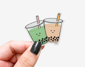 Boba Sticker - 3" Vinyl Stickers, Cute Mini Stickers, Food Stickers for Planner, Small Stickers for Phone Case, Stickers Laptop, Foodie Gift