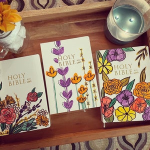 Custom Hand Painted Bible