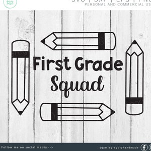 Erste Klasse svg - Erste Klasse Shirt svg - Erstklässler Lehrer svg - Erstklässler Lehrer Shirt svg - Erste Klasse Schnittdatei - Erstklässler