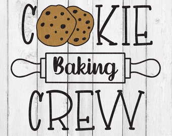 Cookie Baking Crew Christmas SVG – Holiday Shirt Cut File