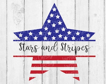 Stars and Stripes SVG – Patriotic USA Flag Design (Digital Files)